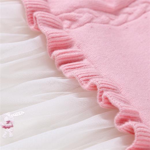 【实体店同款】女童针织连衣裙2023年冬季新款安奈儿童装XG343799 商品图7