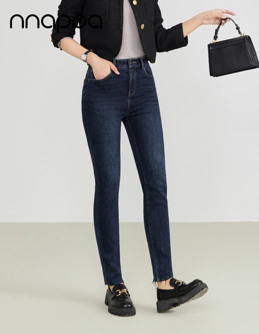 拉毛牛仔小脚裤PA3263 商品图3