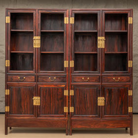 红木书柜（一对）