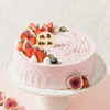 【Ins风】热情花果蛋糕，清甜诱人鲜草莓+无花果干，经典原味蛋糕胚好好味（上海幸福西饼蛋糕） 商品缩略图1