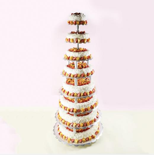 【派对推荐】步步高升多层多磅数蛋糕，适合25~80人食用，适合宴会、婚礼、庆功、庆典（广州yj） 商品图6