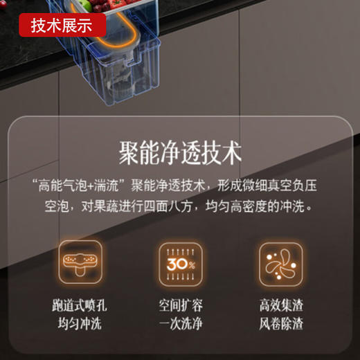 方太/洗碗机/E6/嵌入式高能气泡洗三合一专柜正品新品 水槽洗碗机 商品图3