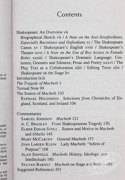 【中商原版】麦克白 英文原版小说 Macbeth 英文版(Signet Classics)莎士比亚四大悲剧之一 戏剧 英文原版进口书籍 商品图4