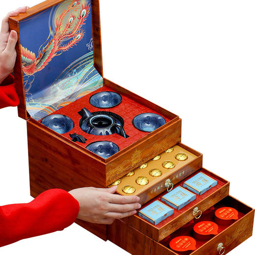 送茶具金骏眉茶叶小罐红茶礼盒装大红袍铁观音直播带货茶叶送礼品 商品图4