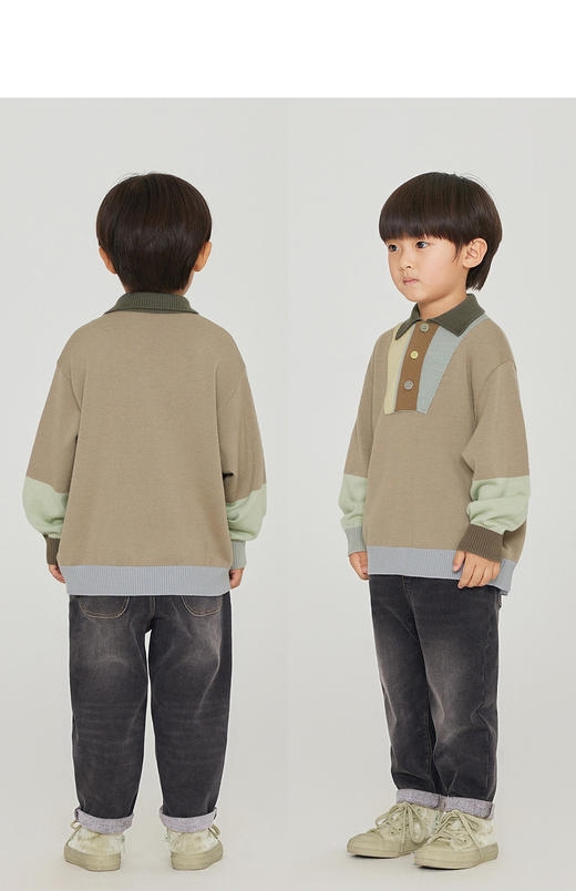 jnby  23年冬款  长袖套头毛衫  1N0310760 商品图4