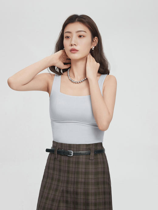 本物美体保暖二合一打底背心 商品图2