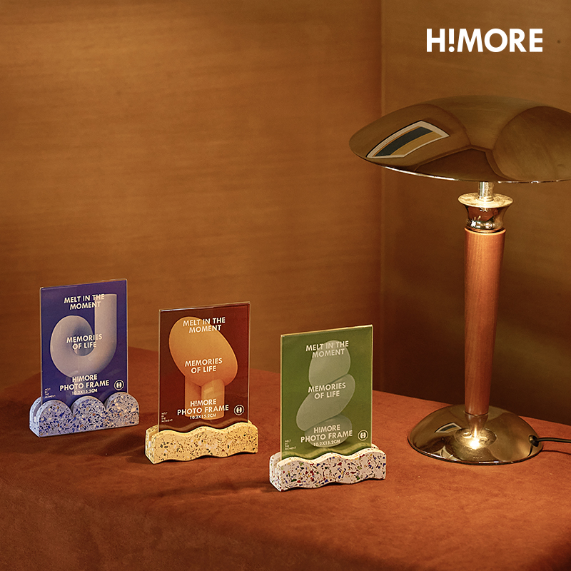 海浪水磨石摆台