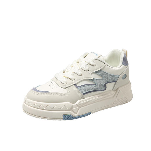 「三款配色」2023春季新款厚底小白鞋 韩版学生板鞋街拍运动休闲鞋 商品图4