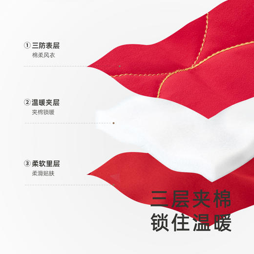 【商场同款】英氏童装外套秋冬保暖三防夹棉外套大童女装外套 商品图2