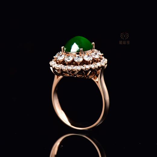 【绽放】满绿翡翠戒    JZ2308011 商品图5