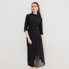 EITIE爱特爱秋季新款优雅通勤百搭收腰七分袖连衣裙C2307256 商品缩略图2