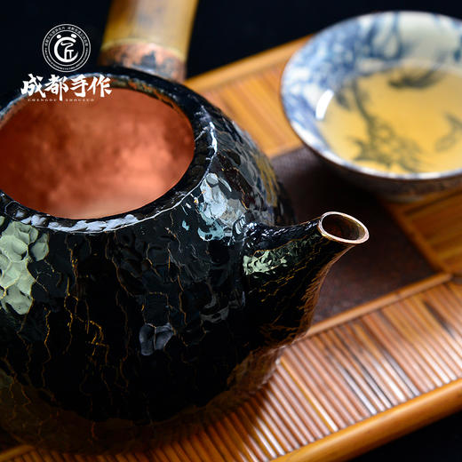 【李小毛铜壶】成都手作定制款铜茶壶 铜壶烧水泡茶沏茶壶【非物质文化遗产】【手工匠制】 商品图2