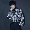 【样品清仓】Charlie Luciano明星同款黑白格子夹克外套（不支持退换）[福利品] 商品缩略图0