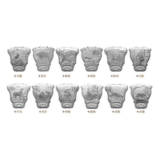 【现货】宫藏十二生肖月令牌珍藏套装 商品图3