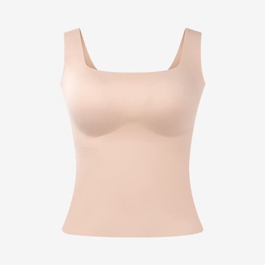 TG-TG02S194真丝吊带背心女内搭打底外穿美背桑蚕丝文胸一体带胸垫上衣 商品图4