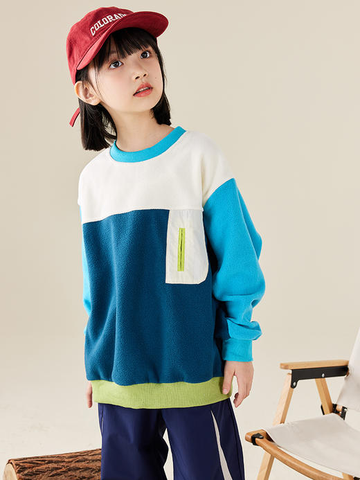 【5-7天发货】龙之涵2023秋冬新款合集摇粒绒系列  小野派对卫衣 山野派对上衣    探险自然休闲裤 商品图4