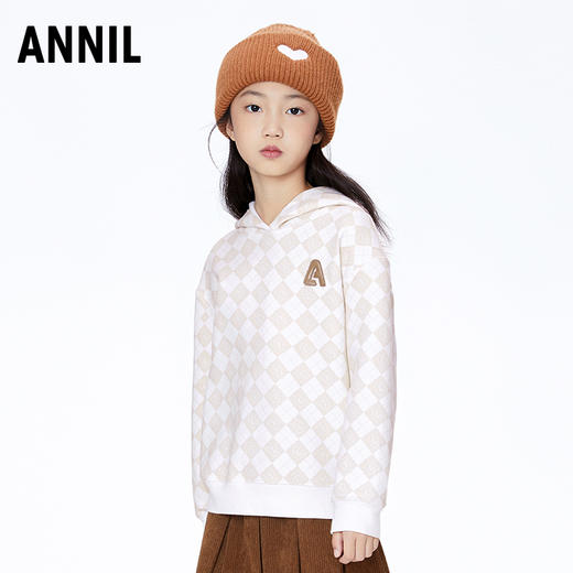 【实体店同款】男童女童卫衣新款冬运动时尚安奈儿童装AM341766 商品图0