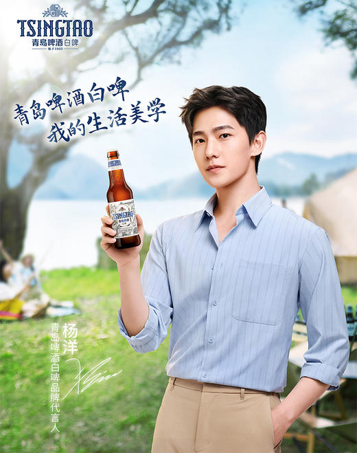 心选丨青岛啤酒白啤11度330ml*24 箱啤（20版） 商品图0