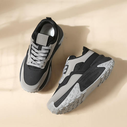 「两款配色」秋冬新款厚底老爹鞋 女学生松糕休闲运动鞋 商品图2