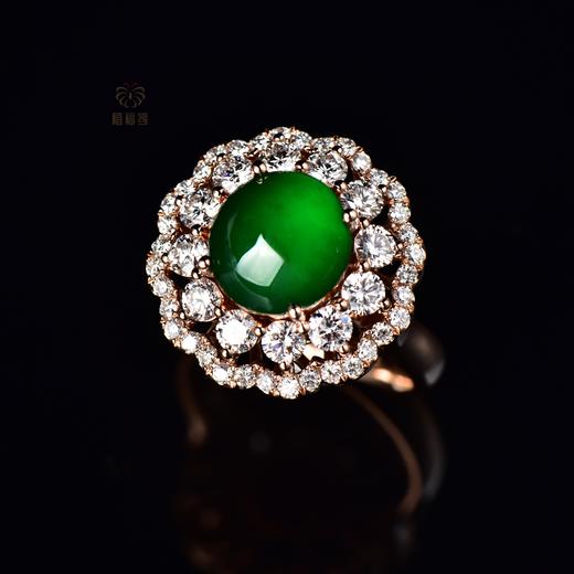 【绽放】满绿翡翠戒    JZ2308011 商品图0