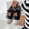 「两色可选！新款上架」2023秋季小白鞋 新款韩版ins运动跑步女学生厚底休闲街拍鞋 商品缩略图1