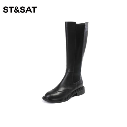 星期六时尚厚底骑士靴长筒靴SS34117547 商品图4