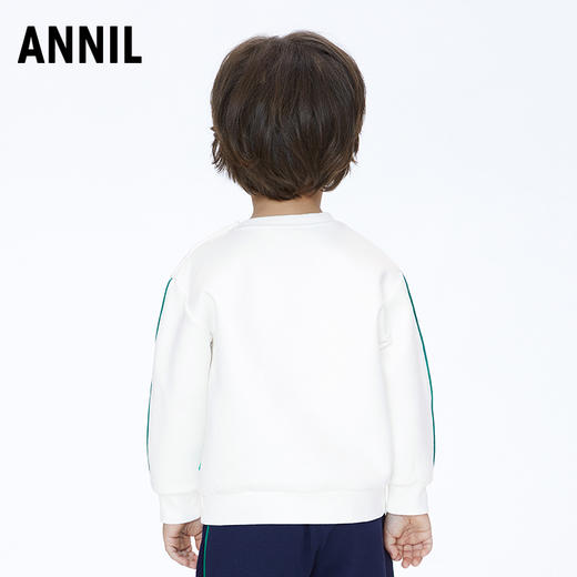 【实体店同款】男童圆领长袖卫衣2023年秋季新款安奈儿童装XB341816 商品图3
