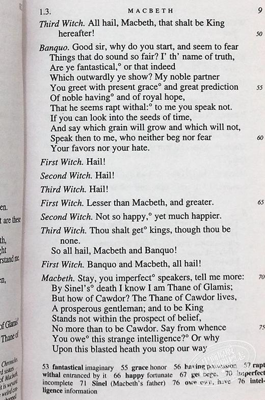 【中商原版】麦克白 英文原版小说 Macbeth 英文版(Signet Classics)莎士比亚四大悲剧之一 戏剧 英文原版进口书籍 商品图7