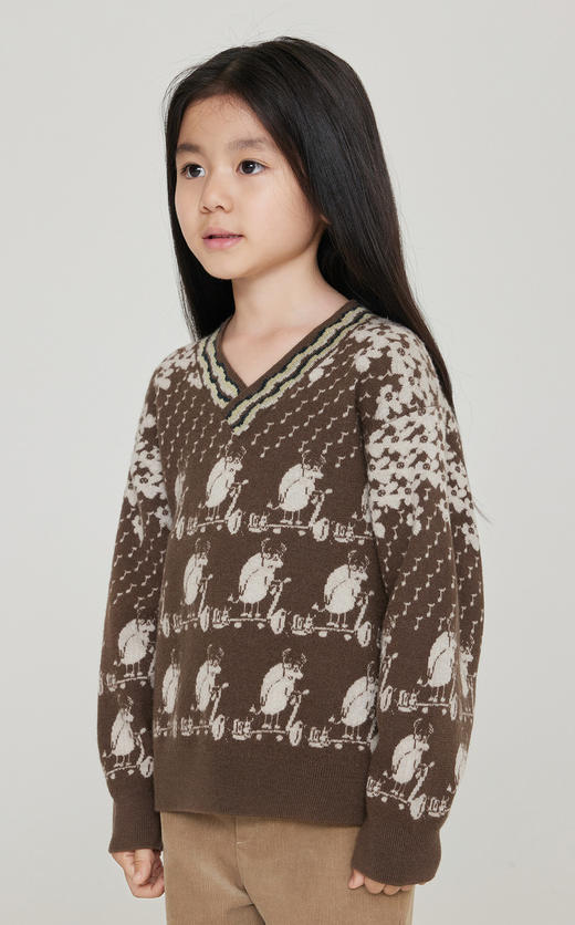 jnby  23年冬款   长袖套头毛衫  1N0310910 商品图0