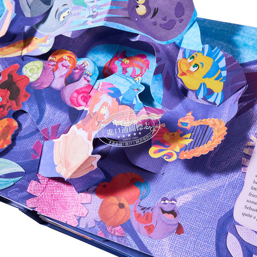 【中商原版】迪士尼公主立体书 小美人鱼立体书 Disney The Little Mermaid Pop Up Book 英文原版 Matthew Reinhart 商品图3