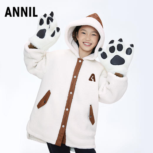 【实体店同款】女童棉服新款冬棉衣保暖外套安奈儿童装AG345607 商品图2