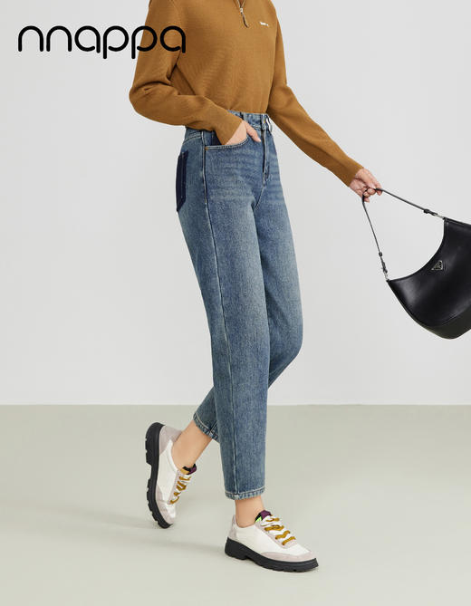 时尚复合老爹牛仔女裤PA3229 商品图3