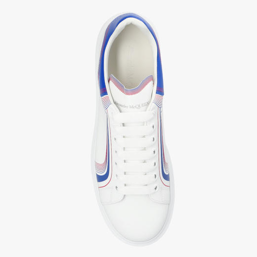 ALEXANDER MCQUEEN 亚历山大.麦昆 男士镜面蓝尾阔型休闲运动鞋 白色 750336 WIDJQ 8833 商品图2