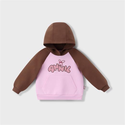 【实体店同款】女童带帽长袖卫衣2023年秋季新款安奈儿童装XG341796 商品图0