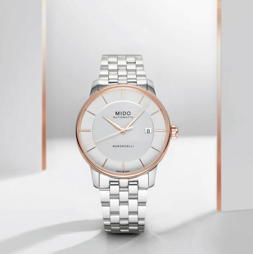 美度 MIDO 贝伦赛丽系列印记款长动能全自动机械男士腕表 M037.407.21.031.00 商品图4