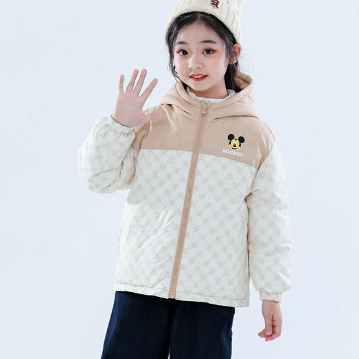 【特价清仓】迪士尼 双面穿90白鸭绒儿童羽绒服2213 商品图6