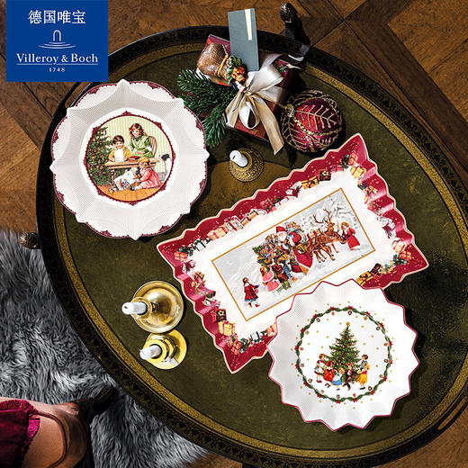 德国唯宝villeroyboch 餐具圣诞盘子创意欧式可爱家用逸趣圣诞 商品图4