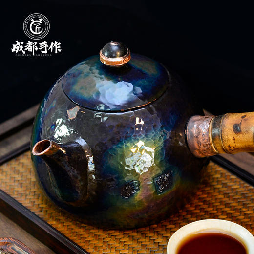 【李小毛铜壶】成都手作定制款铜茶壶 铜壶烧水泡茶沏茶壶【非物质文化遗产】【手工匠制】 商品图6