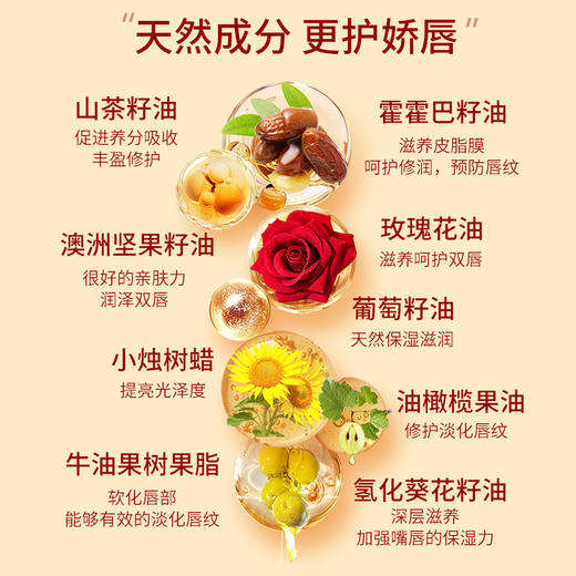 安姑娘植物滋润口红 轻盈自然温柔显气色 豆沙奶茶正红色颜色百搭 孕期可用 纯素彩妆 纯素植物油脂 商品图9