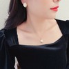 Oflye潮流饰品 法式优雅轻奢珍珠巴洛克仿珍珠气质锁骨链项链 商品缩略图2