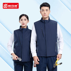 冬季羽绒棉工作服马甲印logo订制背心超市团体活动坎肩加绒马夹