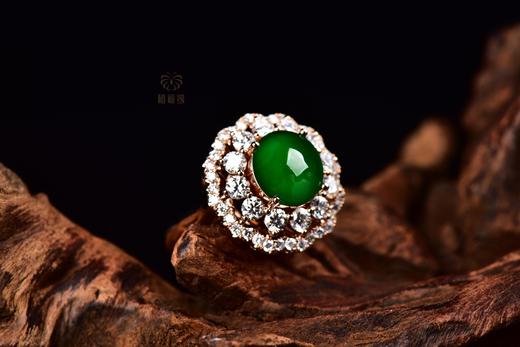 【绽放】满绿翡翠戒    JZ2308011 商品图4