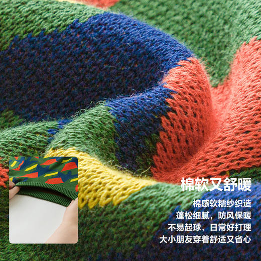 【mini亲子 大人款】迷你巴拉男童女童针织衫宝宝一家三口装套头毛衫 商品图3