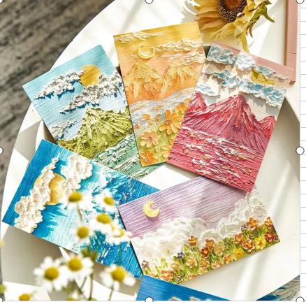 QT-129 油画风景类贺卡 商品图0