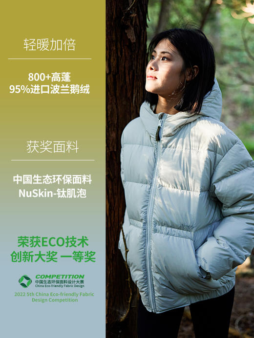 Naturehike挪客800蓬户外轻薄连帽羽绒服男款新款鹅绒羽绒外套女 商品图1