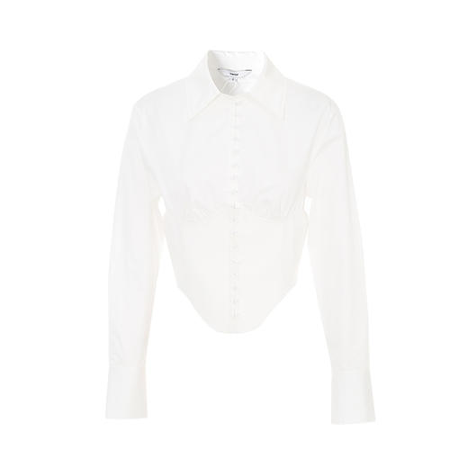 VIMAGE纬漫纪秋季新款百搭显瘦不规则设计感小众衬衫女上衣V2009611 商品图5