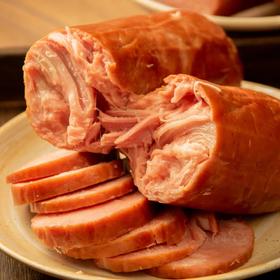 青岛果木熏烤老火腿，96%全是肉，直接馋哭隔壁小朋友……最低到手价仅34元！ 