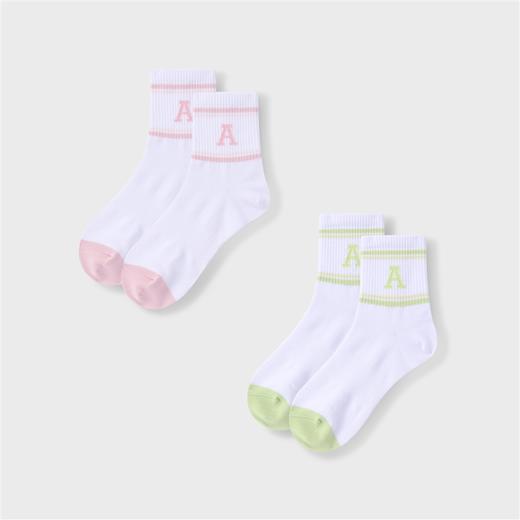 【实体店同款】男童女童中袜两双装2023年秋季新款安奈儿童装JM337943 商品图1