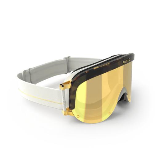 YNIQ - One - White/Gold - 配件 - 护目镜 - 白色/金色/金镜 商品图0