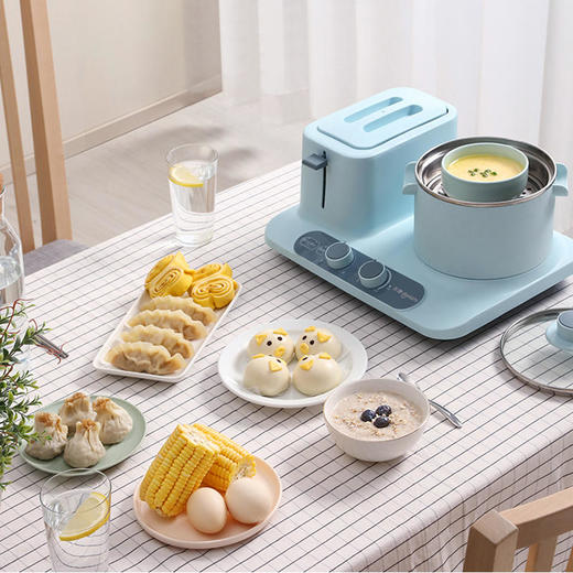 【样品清仓】Donlim/东菱 三合一多功能早餐机多士炉家用烤面包吐司机DL-3405（不支持退换）[福利品] 商品图0